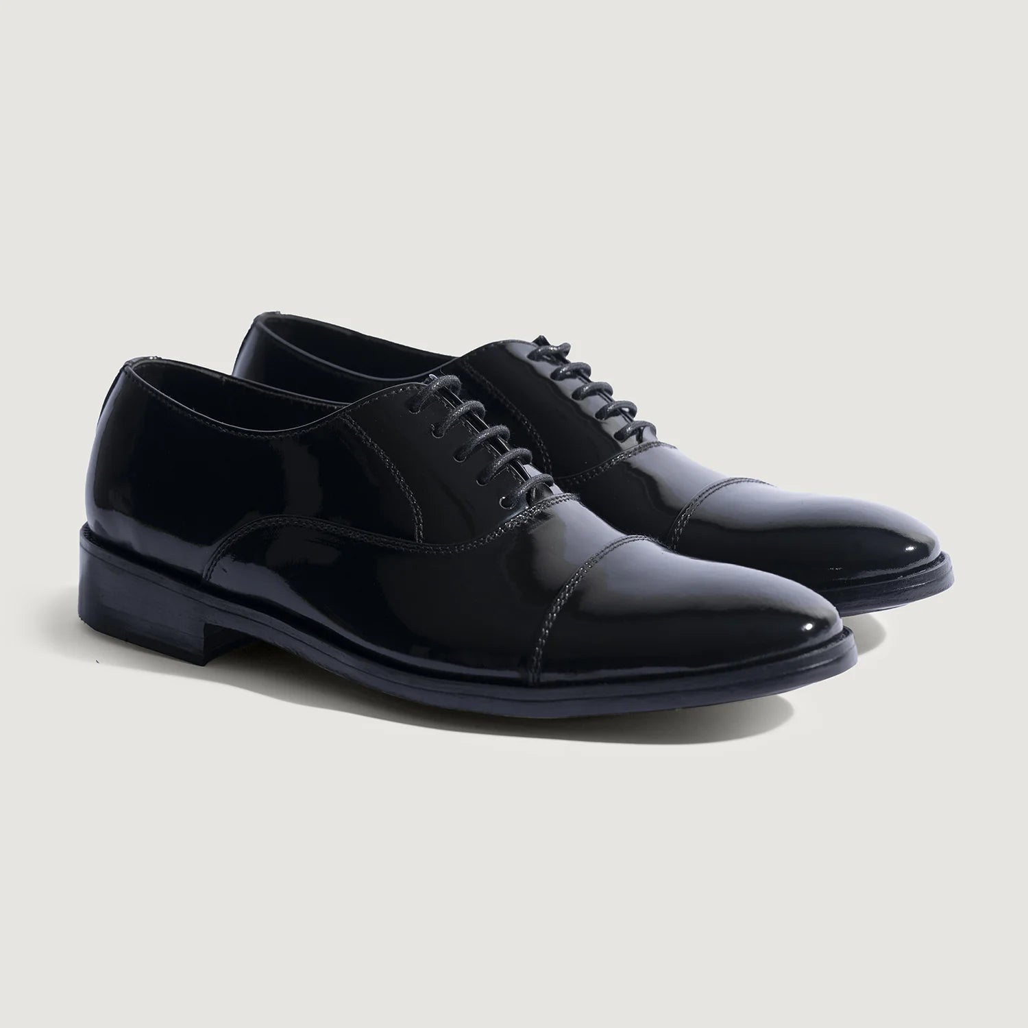 Orlaven Professor Oxford Black Patent Leather Shoes footwear image 1