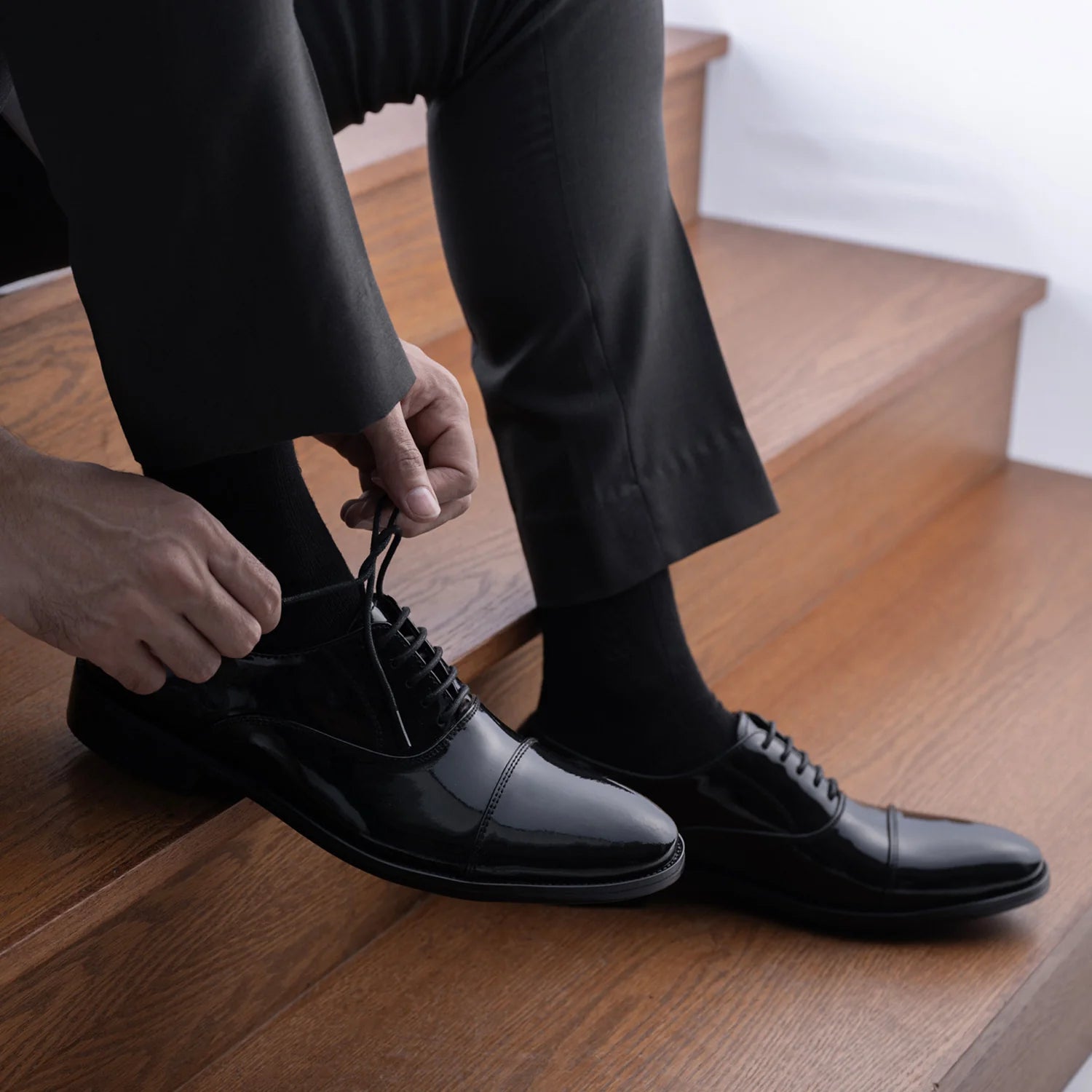Orlaven Professor Oxford Black Patent Leather Shoes footwear image 10