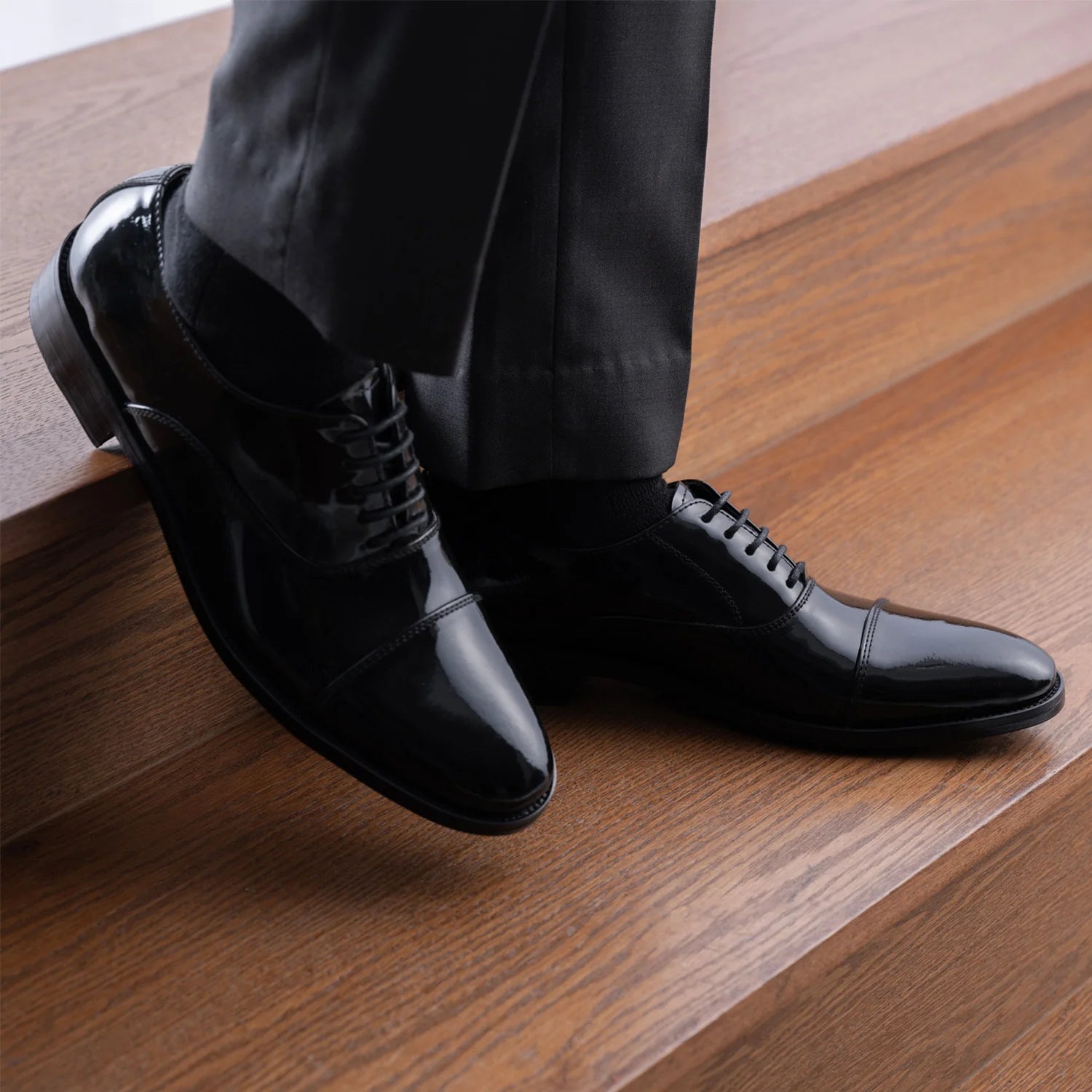 Orlaven Professor Oxford Black Patent Leather Shoes footwear image 9