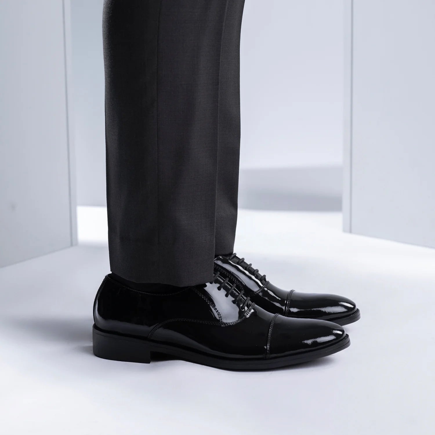Orlaven Professor Oxford Black Patent Leather Shoes footwear image 7