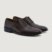 Orlaven Professor Oxford Burnished Brown Leather Shoes footwear image 1