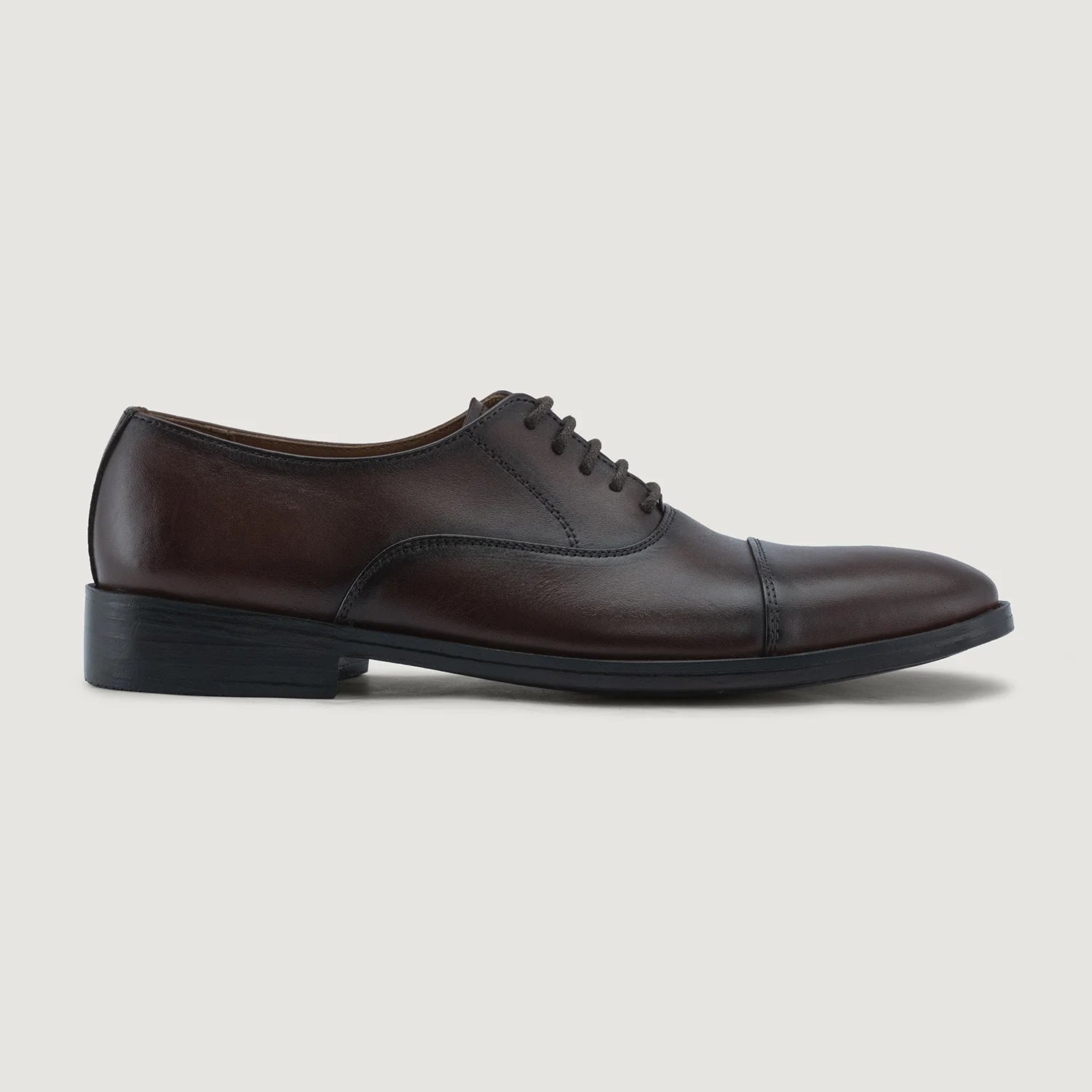 Orlaven Professor Oxford Burnished Brown Leather Shoes footwear image 2