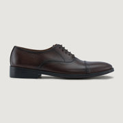 Orlaven Professor Oxford Burnished Brown Leather Shoes footwear image 2