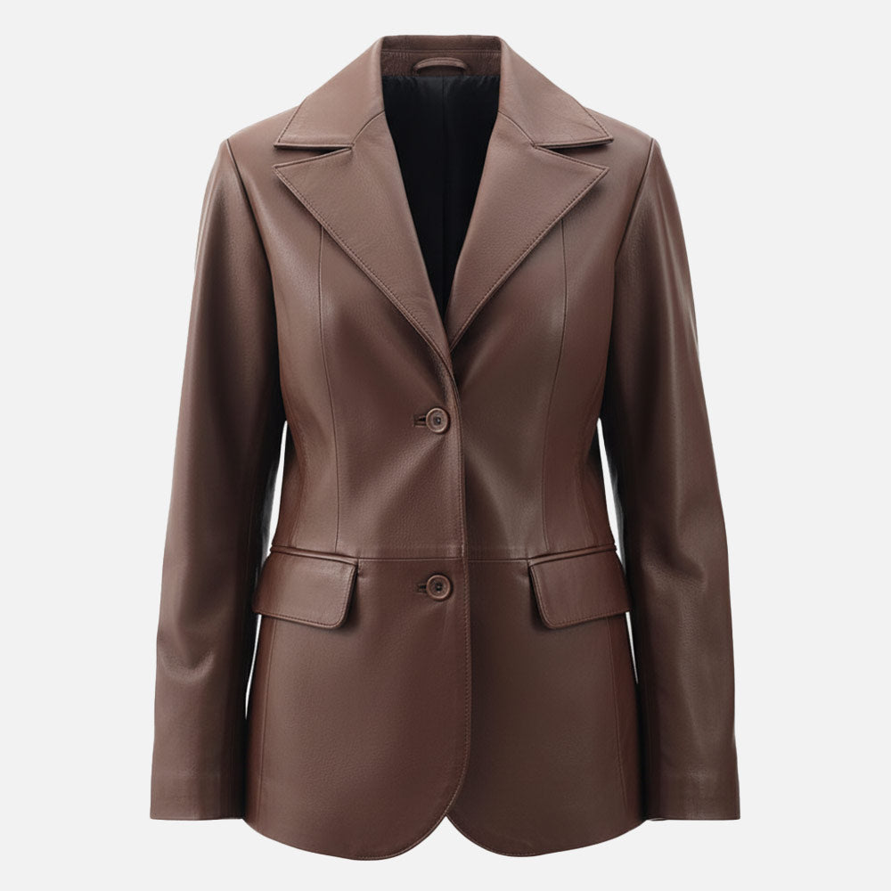 Vento Leather Blazer