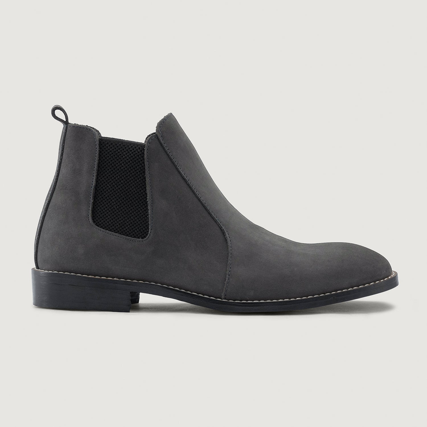 Orlaven Clarkson Chelsea Grey Nubuck Leather Boots - StudGuard footwear image 2