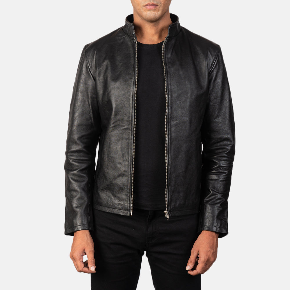 Alex Leather Biker Jacket – alternate product view 1