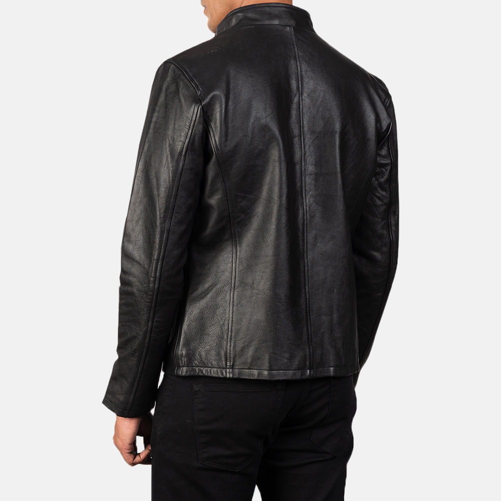 Alex Leather Biker Jacket – alternate product view 5