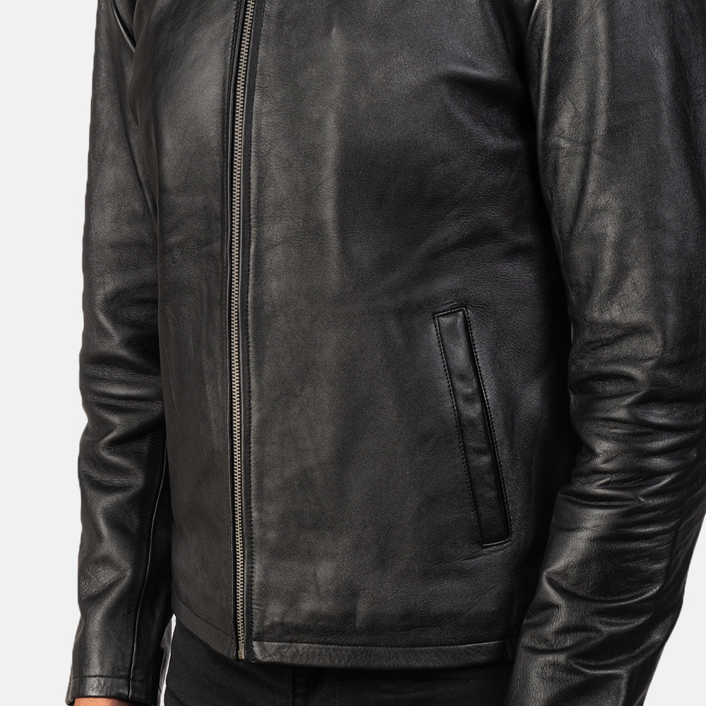 Alex Leather Biker Jacket – alternate product view 6