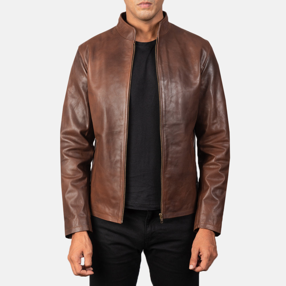 Alex Leather Biker Jacket – alternate product view 1