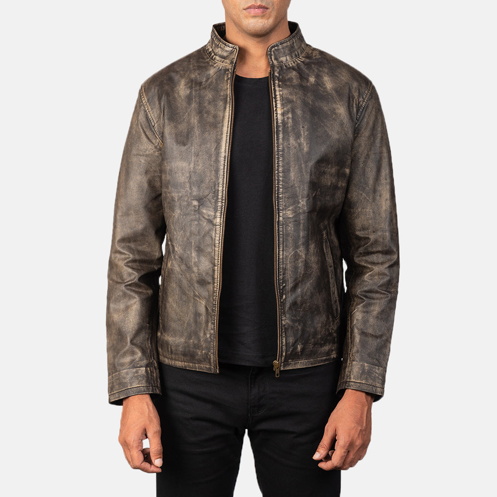Alex Leather Biker Jacket – alternate product view 1