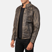 Alex Leather Biker Jacket – alternate product view 2