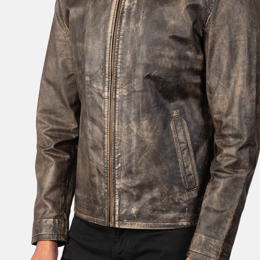Alex Leather Biker Jacket – alternate product view 6