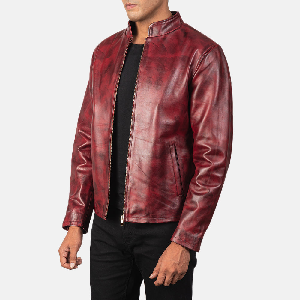Alex Leather Biker Jacket – alternate product view 2