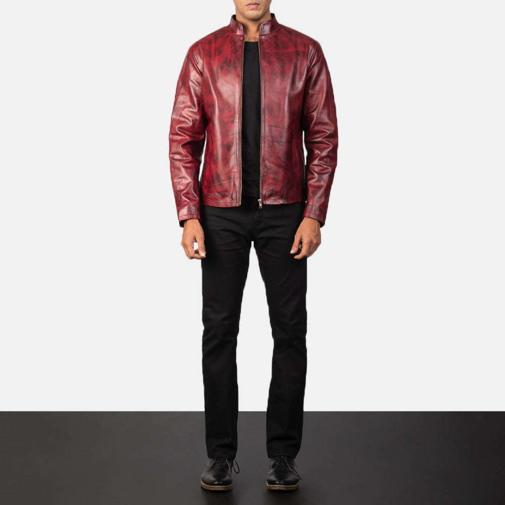 Alex Leather Biker Jacket – alternate product view 3