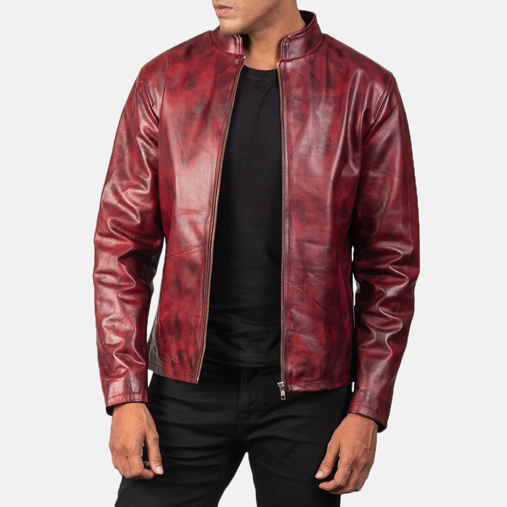 Alex Leather Biker Jacket – alternate product view 4