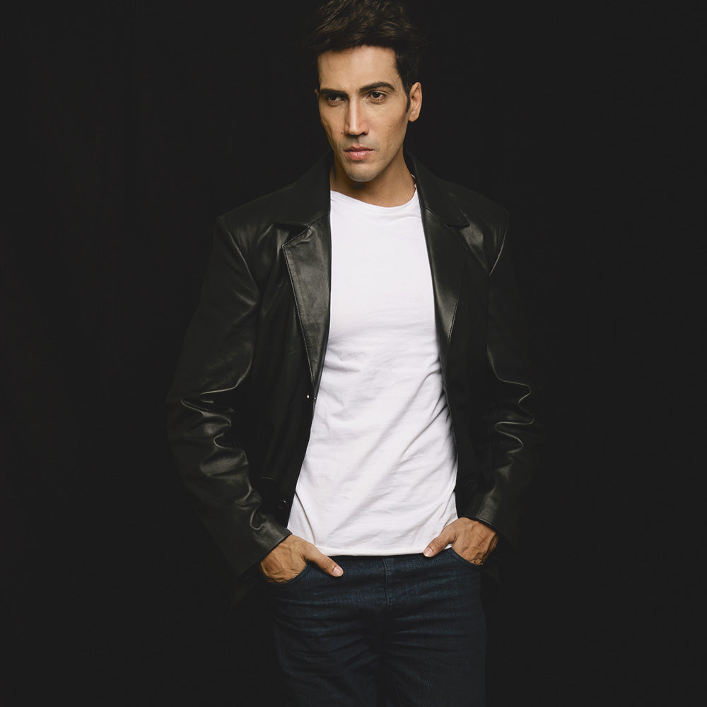 Alyson Black Leather Blazer - image 6