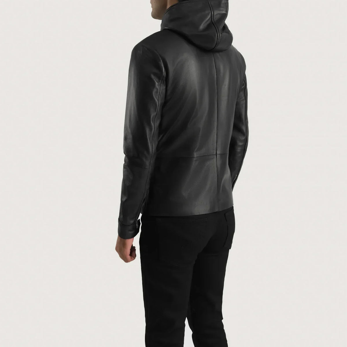 Authentic Sheepskin Leather Grain Texture & Heavy-Duty Seam Stitching Detail