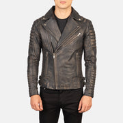 Armand Green Biker Jacket – alternate product view 3
