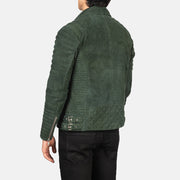 Armand Green Biker Jacket – alternate product view 5