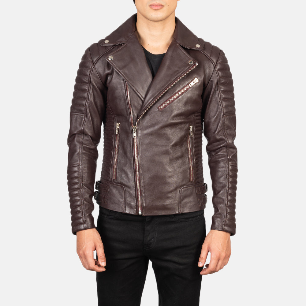 Armand Green Biker Jacket – alternate product view 1