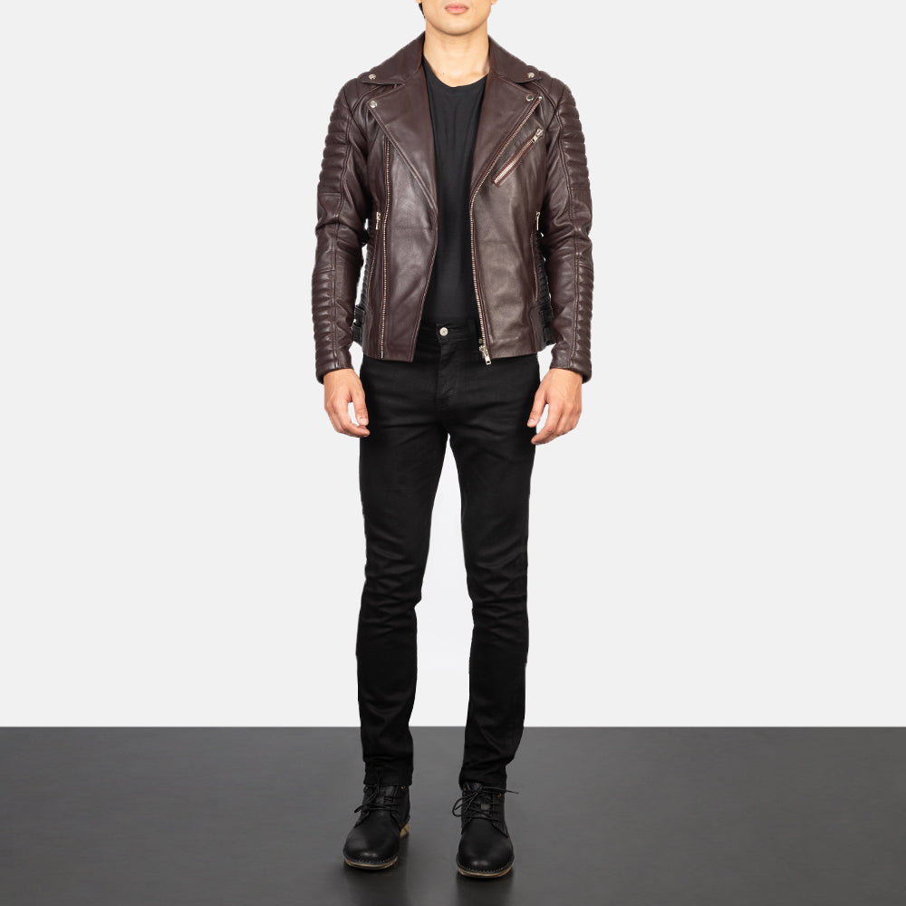 Armand Green Biker Jacket – alternate product view 3