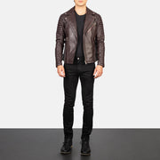 Armand Green Biker Jacket – alternate product view 3