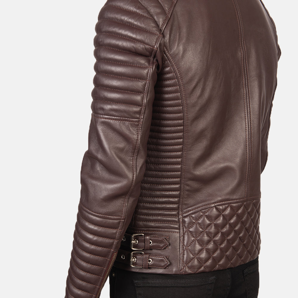 Armand Green Biker Jacket – alternate product view 6