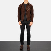 Armand Green Biker Jacket – alternate product view 3