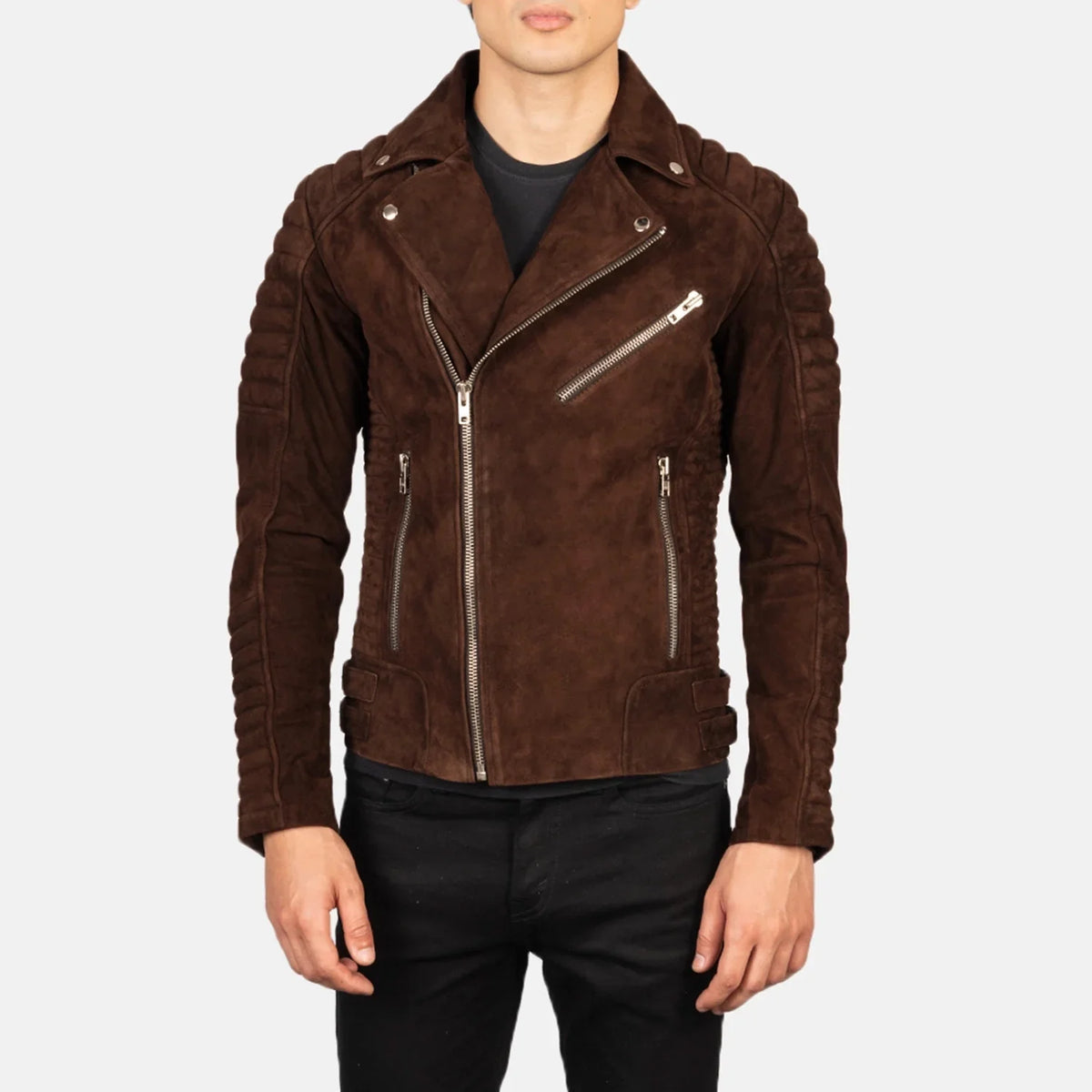 Armand Green Biker Jacket – alternate product view 4