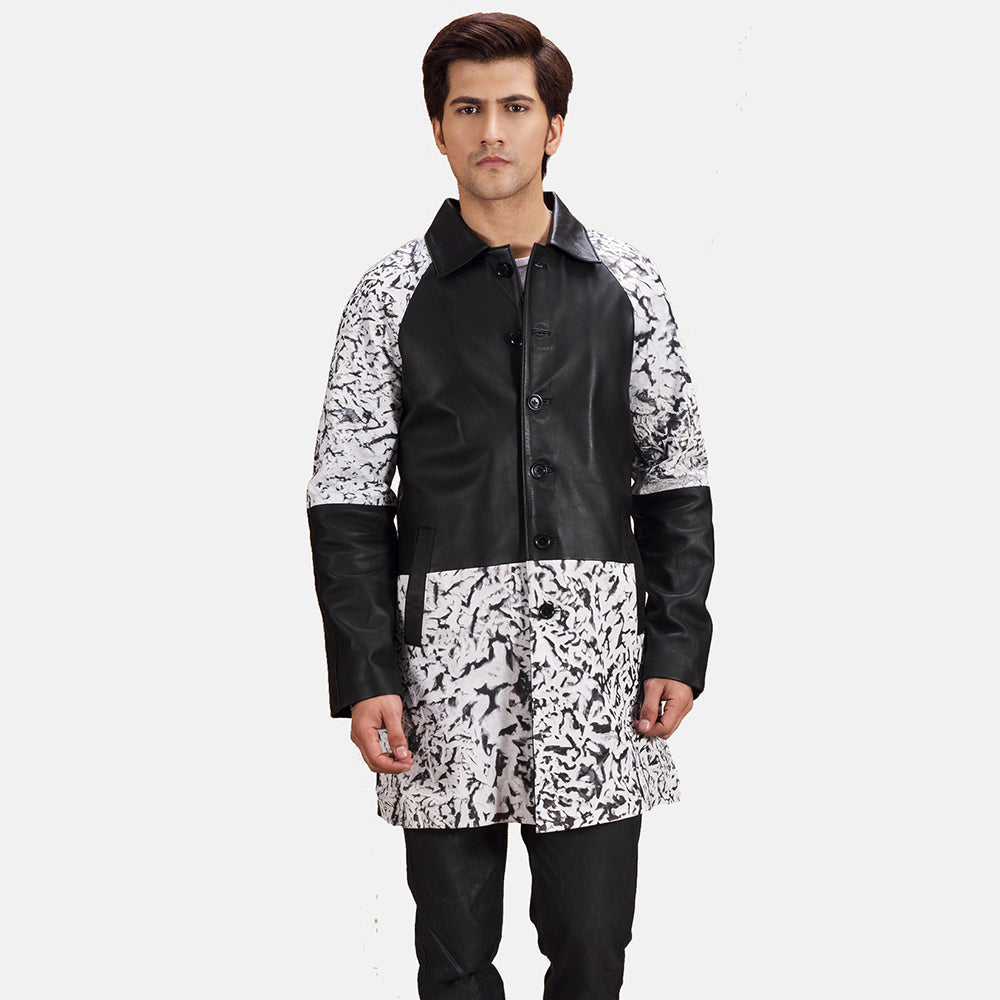 Artistry Black Dye Leather Coat - image 1