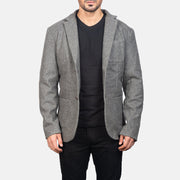Borges Grey Wool Blazer - image 1