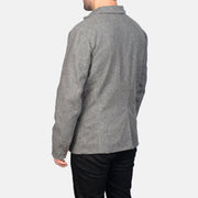 Borges Grey Wool Blazer - image 5