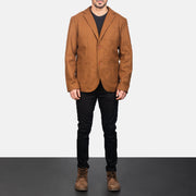 Borges Khaki Wool Blazer - image 3