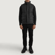 Bryan Black Puffer Vest - image 3