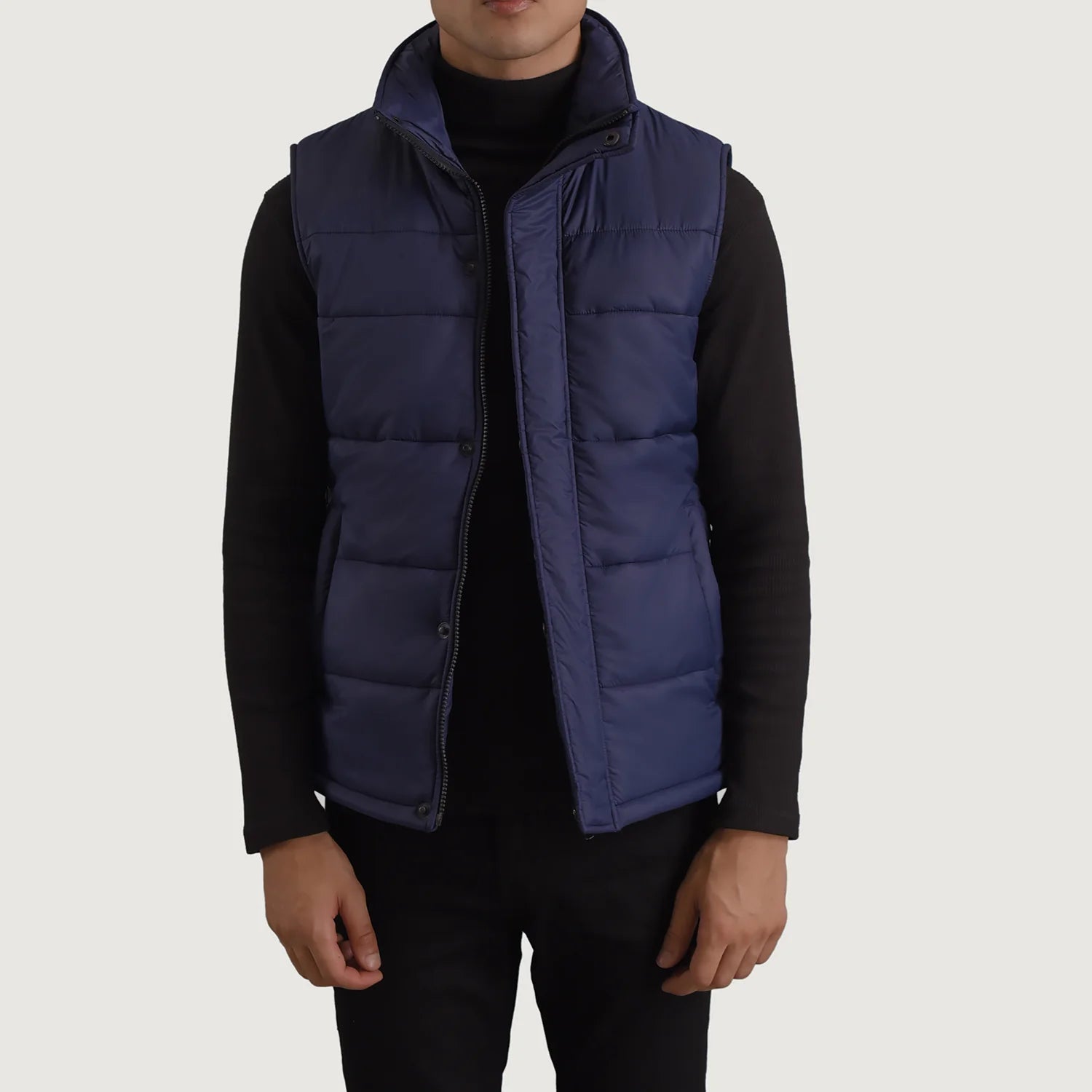 Bryan Blue Puffer Vest - image 1
