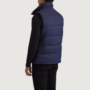Bryan Blue Puffer Vest - image 5