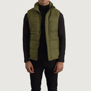 Bryan Green Puffer Vest - image 1