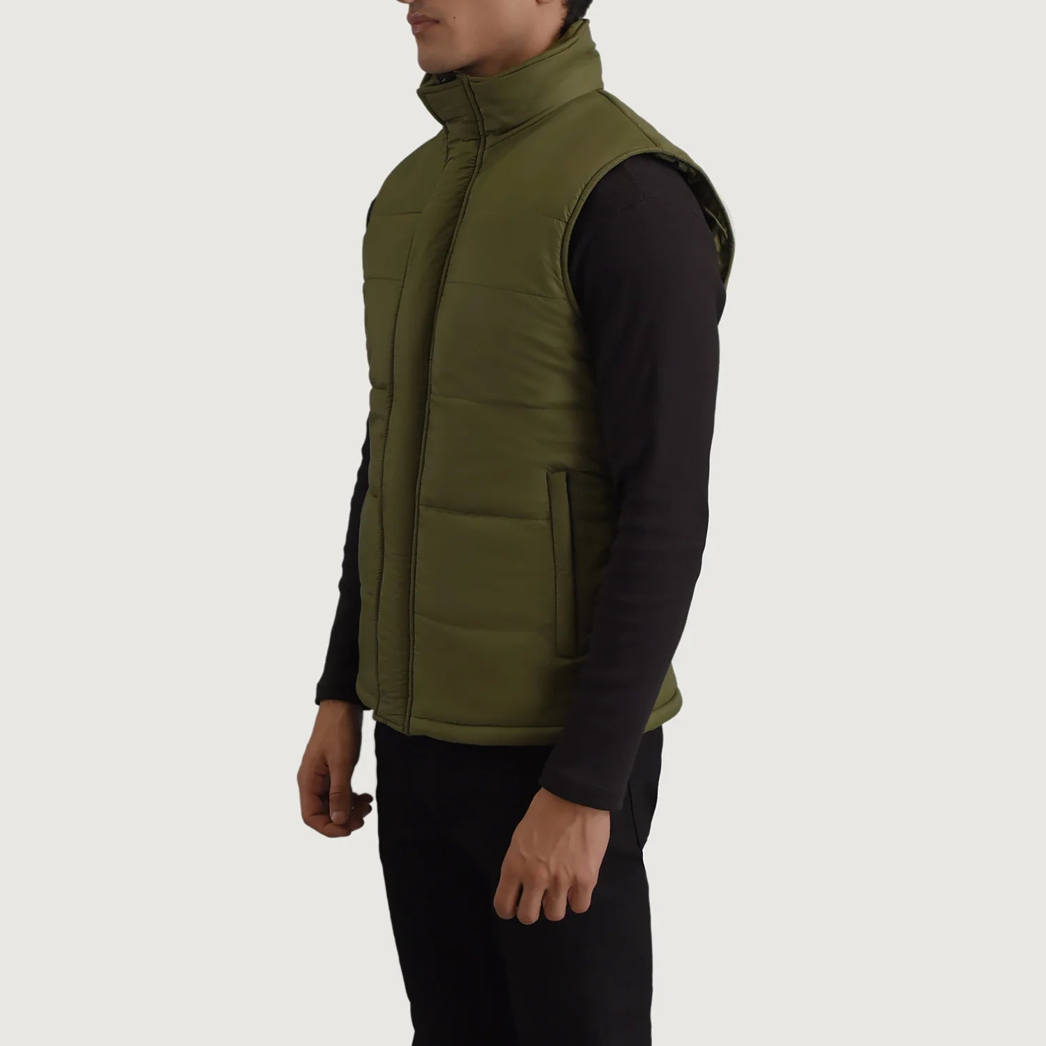 Bryan Green Puffer Vest - image 2
