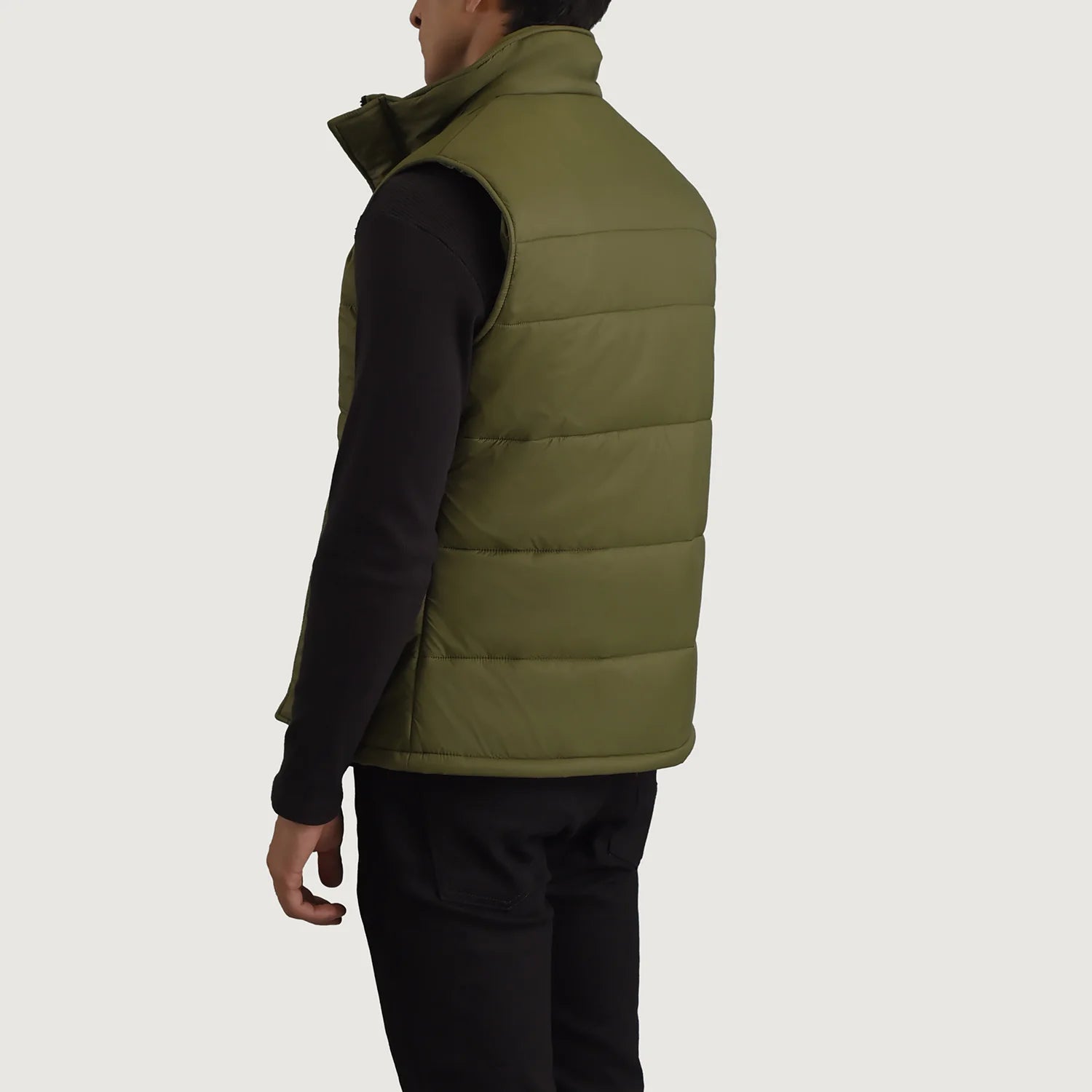 Bryan Green Puffer Vest - image 5