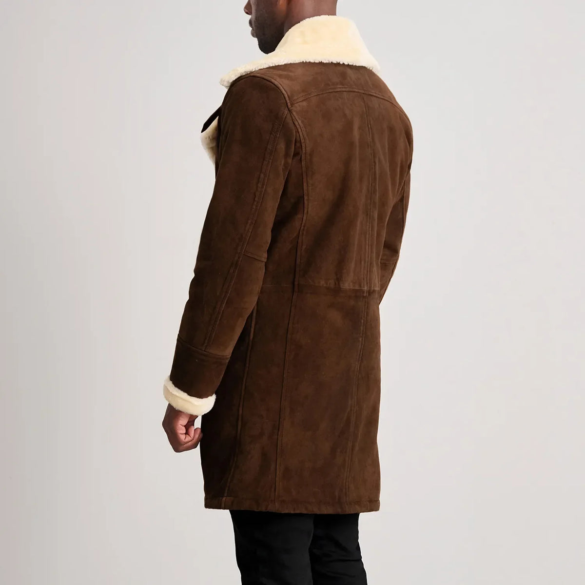 Charles Coat Brown Shearling Coat – alternate product view 5