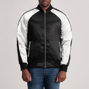 Clarke Black Varsity Jacket - image 1