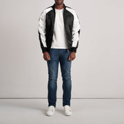 Clarke Black Varsity Jacket - image 4