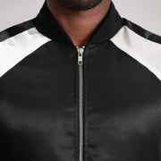 Clarke Black Varsity Jacket - image 6