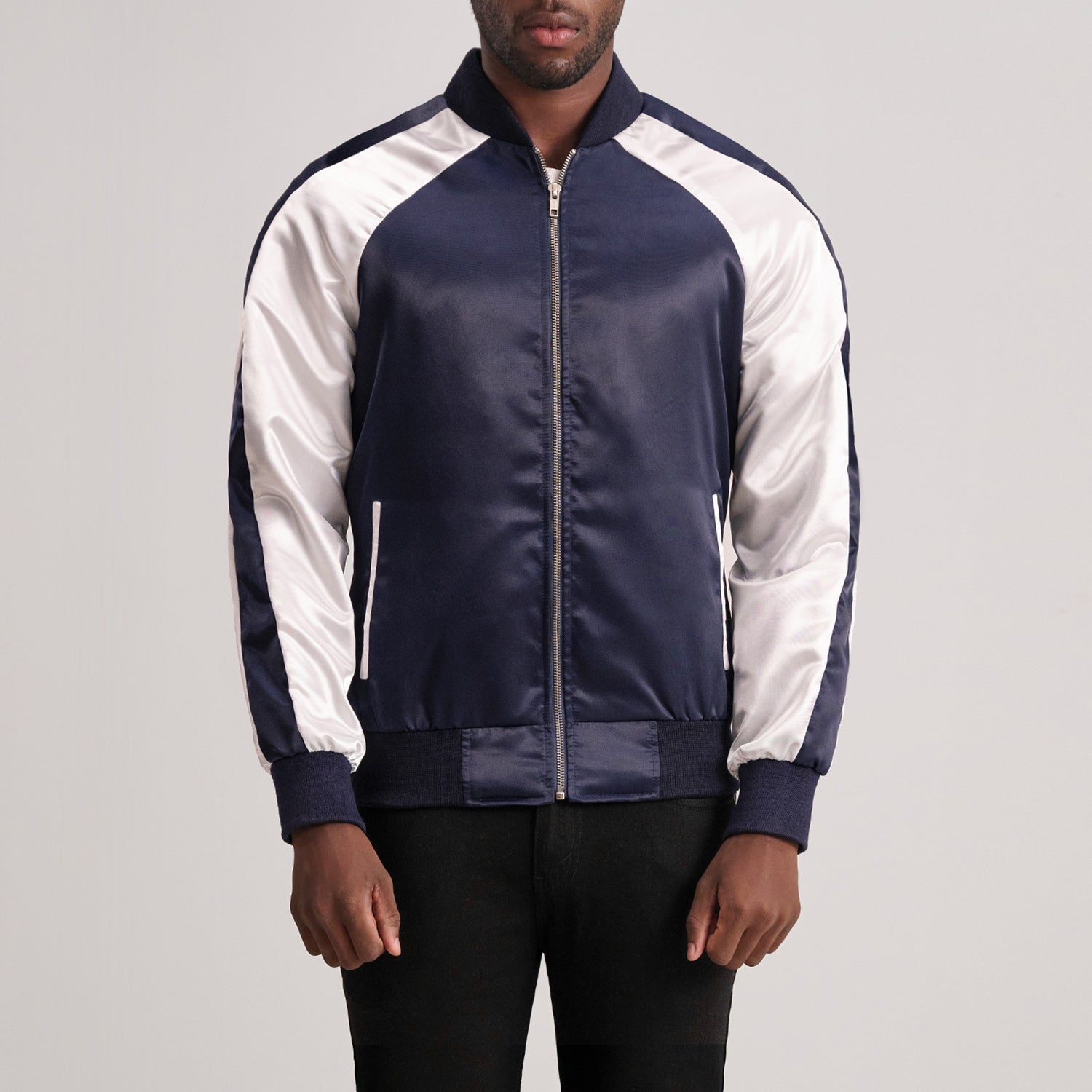 Clarke Blue Varsity Jacket - image 1