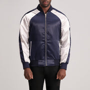 Clarke Blue Varsity Jacket - image 1