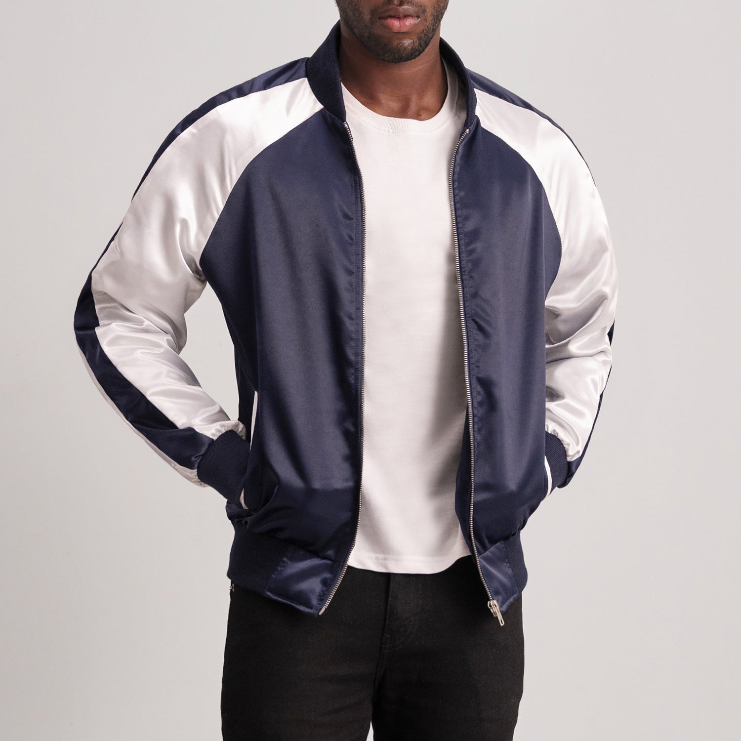 Clarke Blue Varsity Jacket - image 3