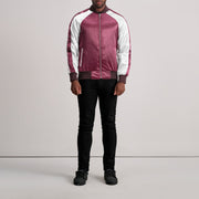 Clarke Maroon Varsity Jacket - image 4