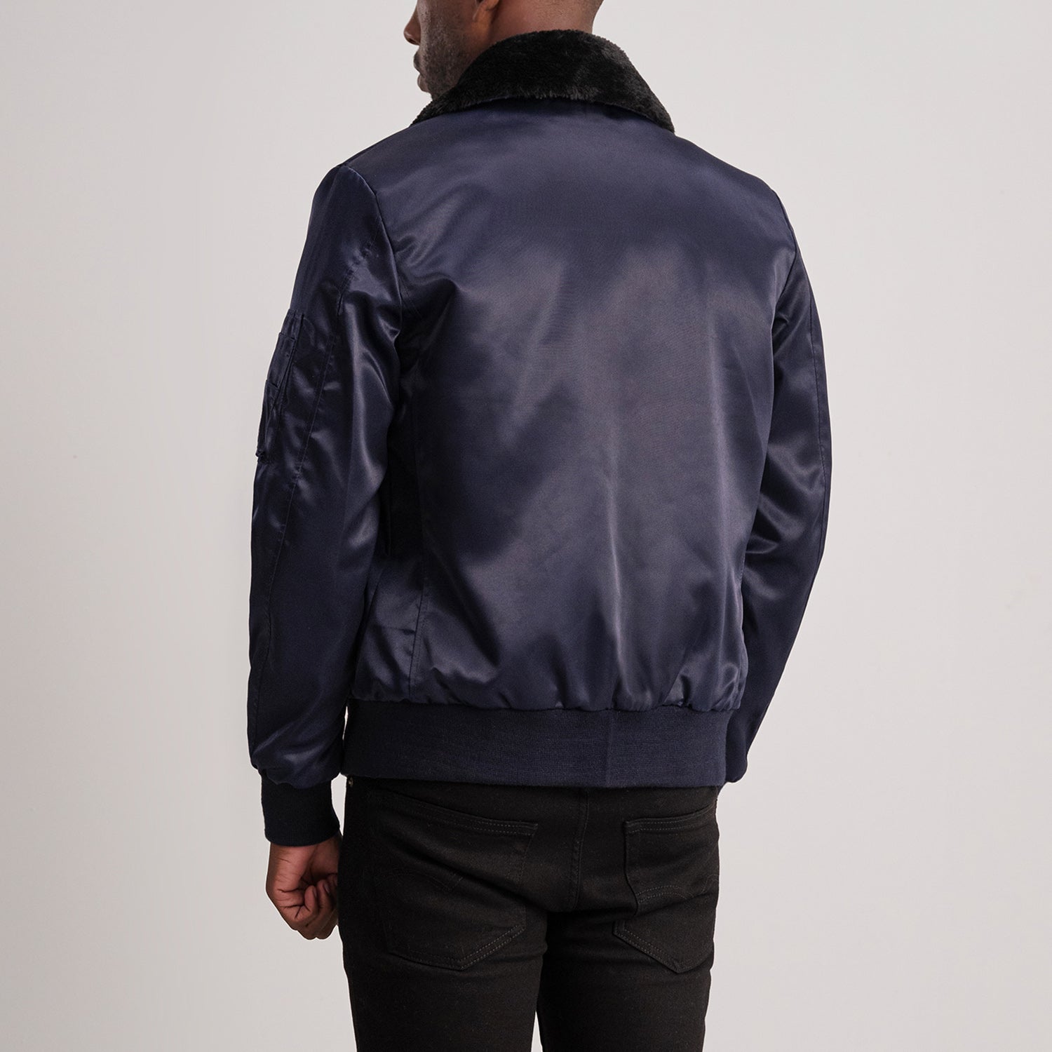 Clyde B-15 Blue Bomber Jacket - image 5