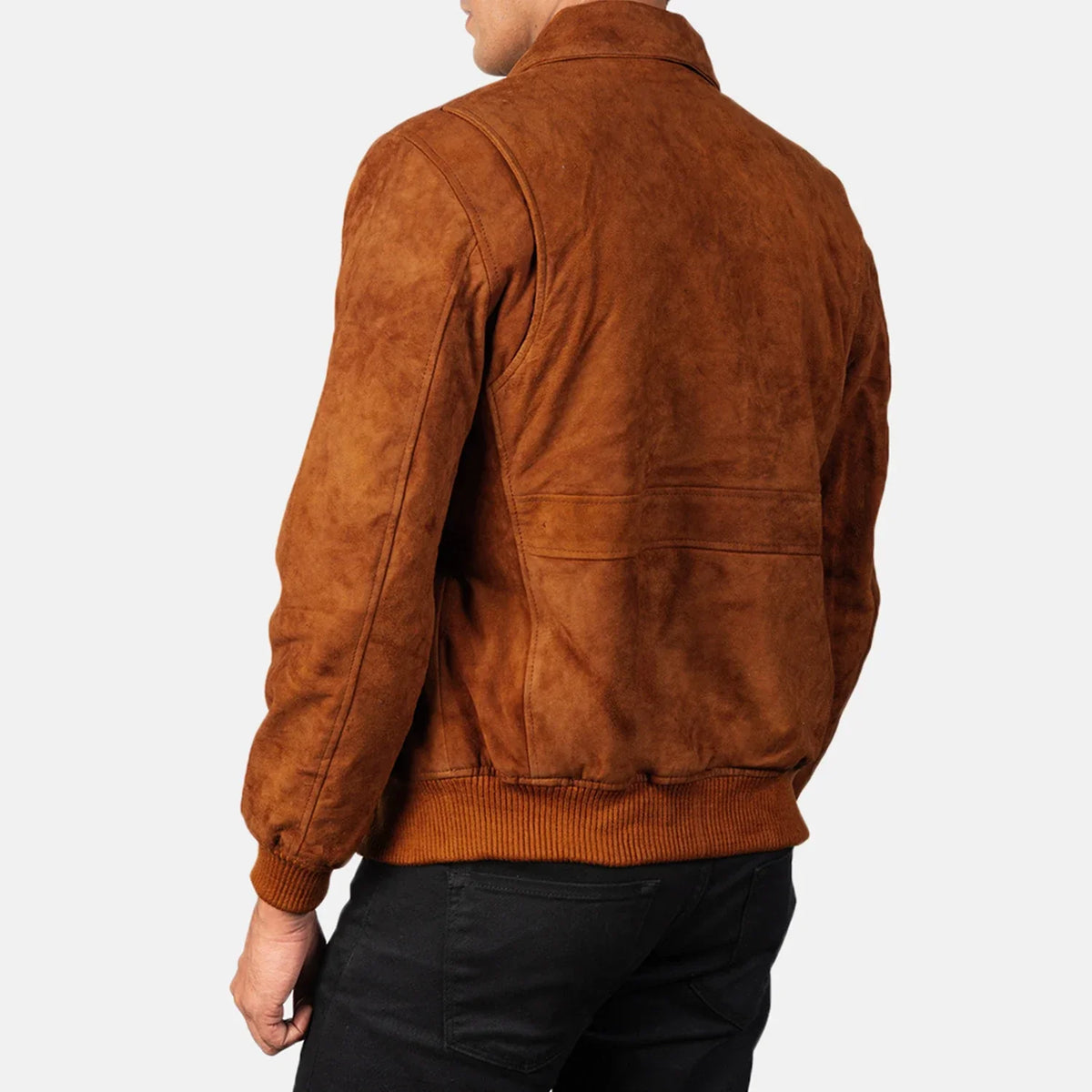 Coffmen Leather Bomber Jacket – alternate product view 5