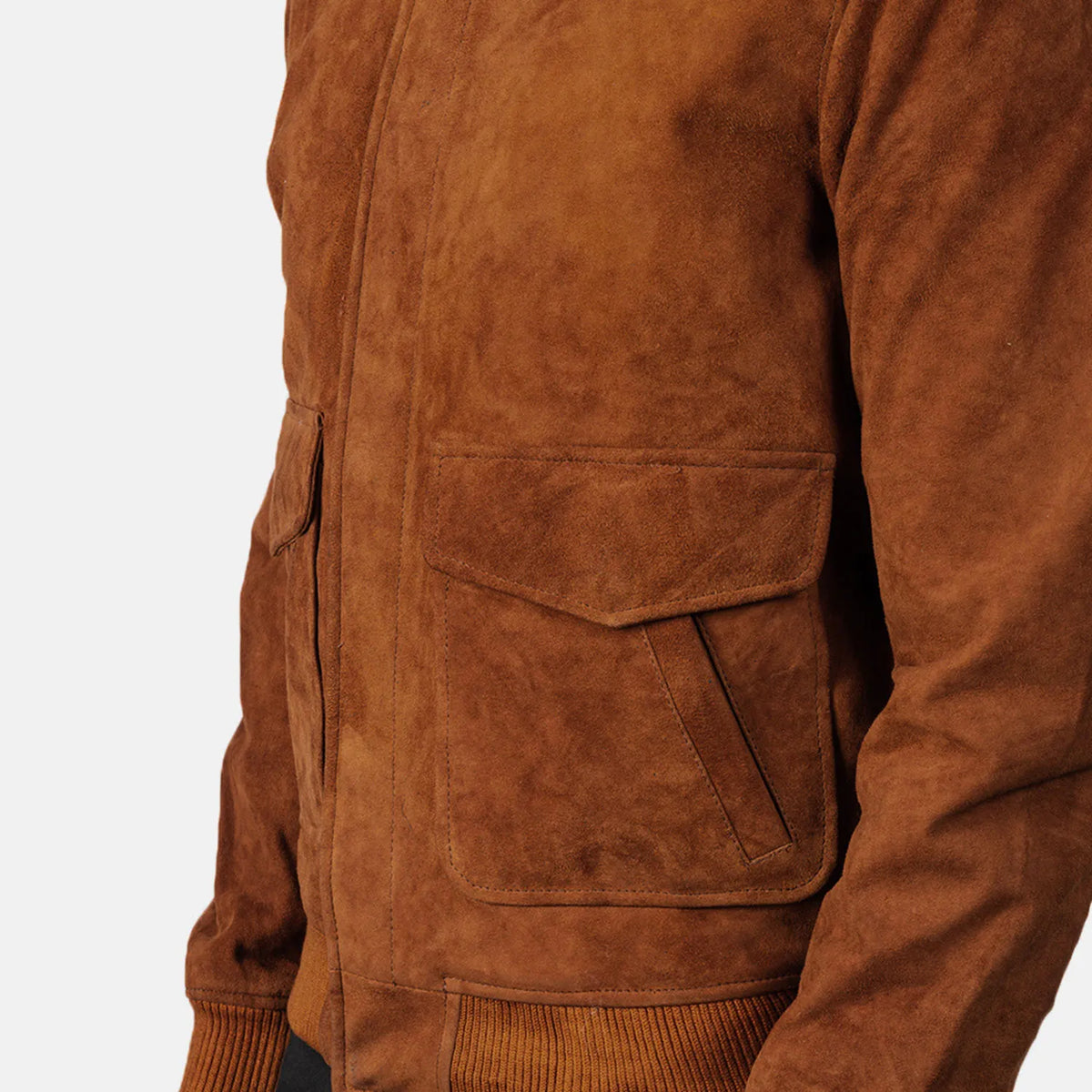 Coffmen Leather Bomber Jacket – alternate product view 6